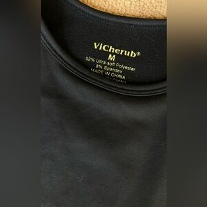 ViCherub | Toddler Girls Black Long Sleeve Shirt